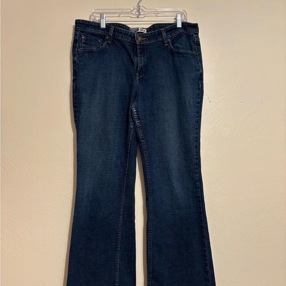 Signature by Levi Strauss Blue Flare Wide Leg Jeans